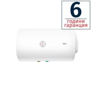 Електрически бойлер TEDAN Standard 80 литра, хоризонтален, емайлиран, eл. изводи отдясно, тръби отдолу, 2 kW