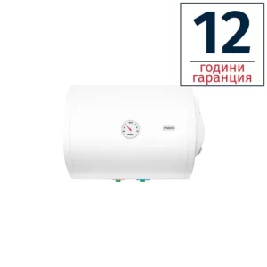 Електрически бойлер TEDAN Standard Inox 50 литра, хоризонтален, неръждаем, Ел. изводи отдясно, тръби отдолу, 2 kW