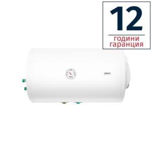 Електрически комбиниран бойлер TEDAN Combi Inox 80 литра, хоризонтален, неръждаем, една серпентина, изводи отляво, ел. изводи отдясно, тръби отдолу, 2 kW
