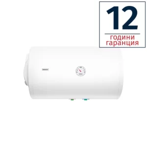 Електрически бойлер TEDAN Standard Inox 80 литра, хоризонтален, неръждаем, Ел. изводи отляво, тръби отдолу, 2 kW